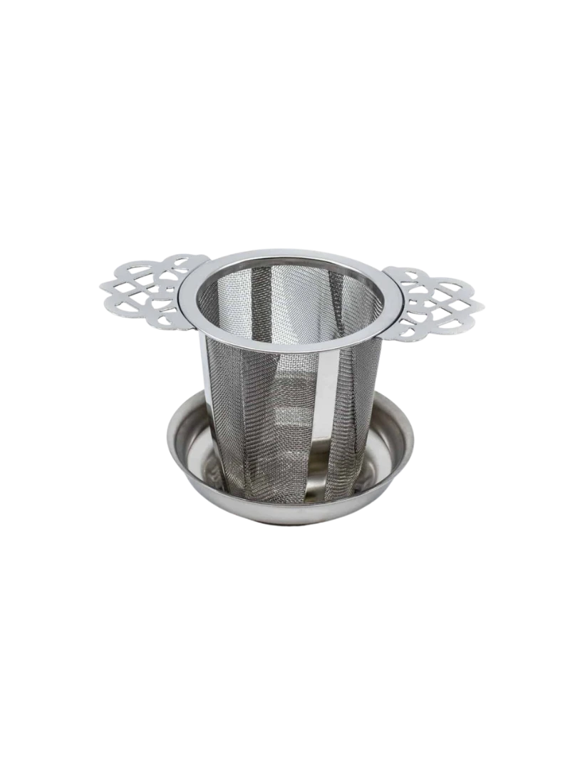 Theefilter met lekbakje